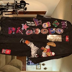 Negro Leagues Baseball/ETS 1920:size 3XL; New/ Black/vibrant color patches.